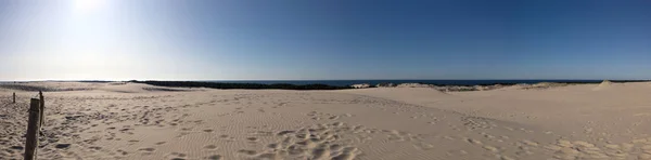 Slowinski National Park Trova Sulla Costa Del Mar Baltico Vicino — Foto Stock