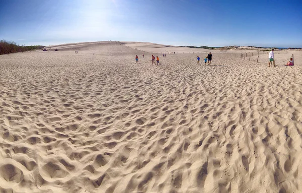 Leba Polonia Julio 2019 Parque Nacional Slowinski Está Situado Costa —  Fotos de Stock