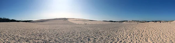 Leba Polónia Julho 2019 Parque Nacional Slowinski Está Situado Costa — Fotografia de Stock