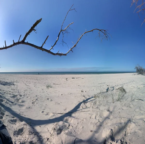 Národní Park Slowinski Pobřeží Baltského Moře Nedaleko Leba Polsku Krásná — Stock fotografie