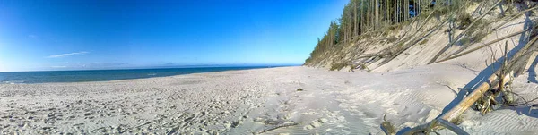 Slowinski National Park Baltic Sea Coast Leba Poland Beautiful Sandy — Stock Photo, Image