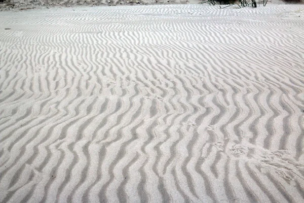 Plaża Piasek Fale Tekstura Wzór Tło — Zdjęcie stockowe