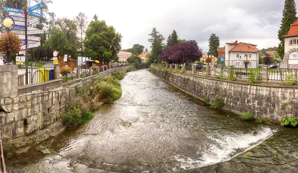 Polanica Zdroj Polonia Agosto 2019 Ciudad Balneario Polanica Zdroj Polonia — Foto de Stock