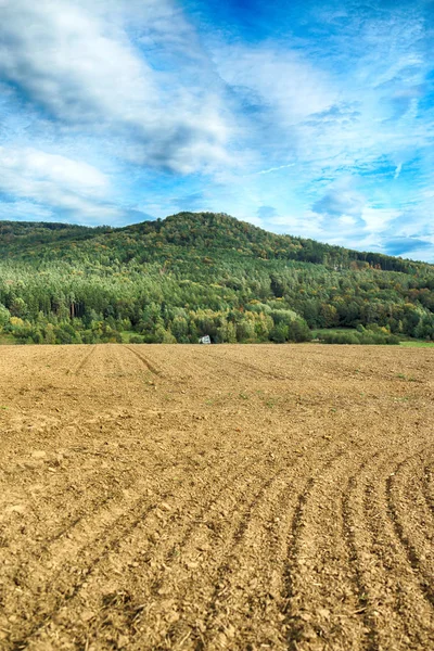 Slezanski Landscape Park Nära Wroclaw Polen Solig Dag Bergen Sista — Stockfoto