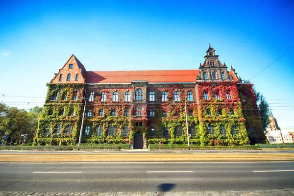 波兰弗罗茨拉夫 2019年10月6日 弗罗茨拉夫老城 弗罗茨拉夫的国家博物馆占据了一座由建筑师卡尔 弗里德里希 恩德尔设计 建于1883 1886年的建筑 — 图库照片