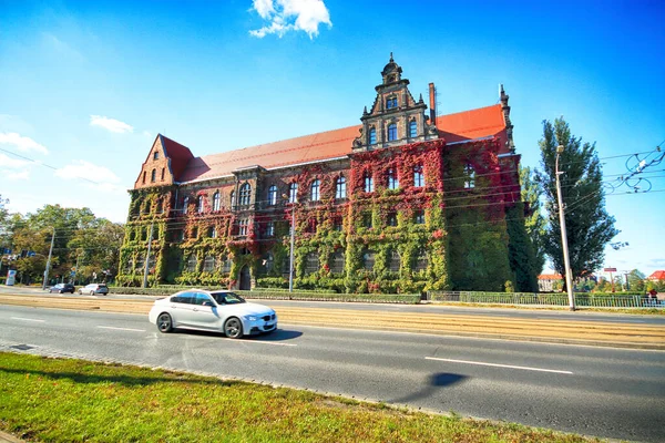 Wroclaw Lengyelország 2019 Október Wroclaw Óvárosa Wroclawi Nemzeti Múzeum Egy — Stock Fotó
