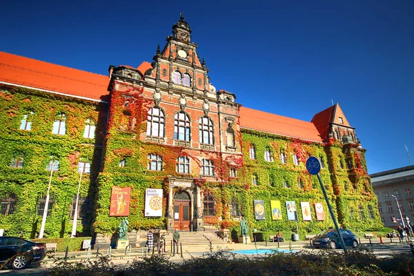 Breslau Polen Oktober 2019 Breslauer Altstadt Das Nationalmuseum Wroclaw Befindet — Stockfoto