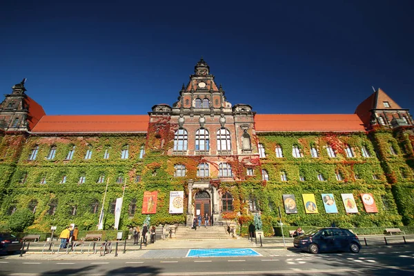 Wroclaw Polen Oktober 2019 Gamla Stan Wroclaw Nationalmuseet Wroclaw Intar — Stockfoto