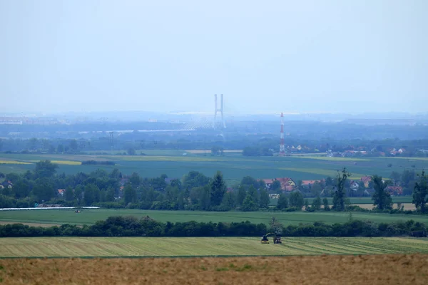 Wroclaw Polen Mai 2020 Panorama Von Wroclaw Blick Von Den — Stockfoto