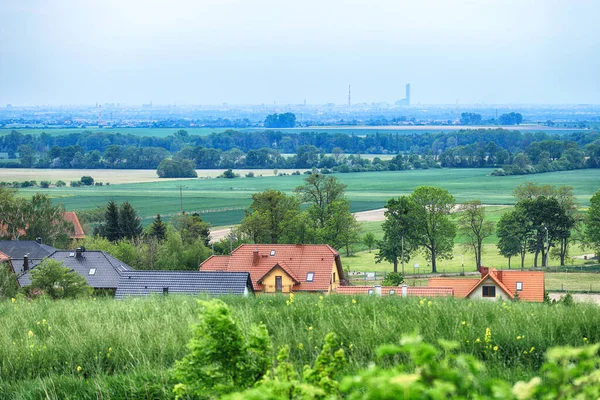 Wroclaw Polen Mai 2020 Panorama Von Wroclaw Blick Von Den — Stockfoto