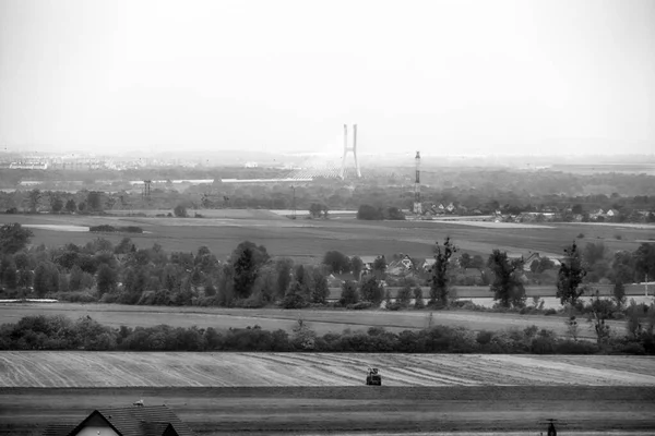 Wroclaw Polonia Maggio 2020 Panorama Breslavia Vista Dalle Colline Trzebnica — Foto Stock