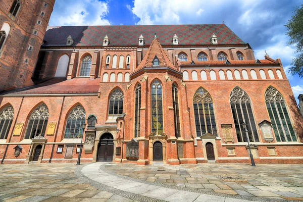 Wroclaw Poland June 2020 Wroclaw Old Town Elizabeth Minor Basilica — Stock Photo, Image