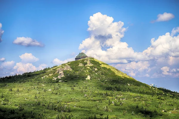 Szrenica Dağ Sığınağı Deniz Seviyesinden 1362 Metre Yukarıda Szklarska Poreba — Stok fotoğraf