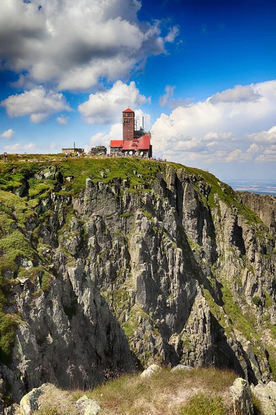 Sommerlandschaft Von Sniezne Kotly Wörtlich Schneegruben Snowy Cirque 1175 Sind — Stockfoto