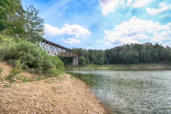 Pilchowice Lake Middle Summer Poland Europe — Stock Photo, Image