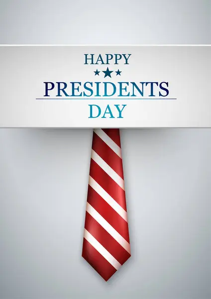 Presidents Day in USA Background. National american holiday illustration. Vector Illustration — Stock Vector