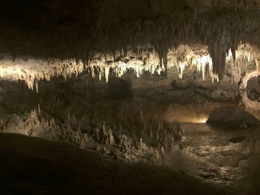 Mağaraları ve Lurray Virginia'da mağaralar