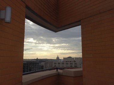 Capitol Hill'de günbatımı