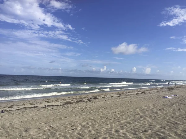 Waves Crashing Shore South Florida — Stock Photo, Image