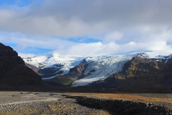 Skeidararsandur Gletscher Island Einem Herbsttag — Stockfoto