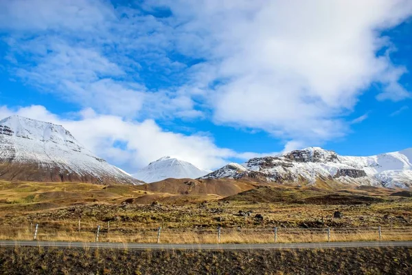 Montagne Lac Myvtan Islande — Photo