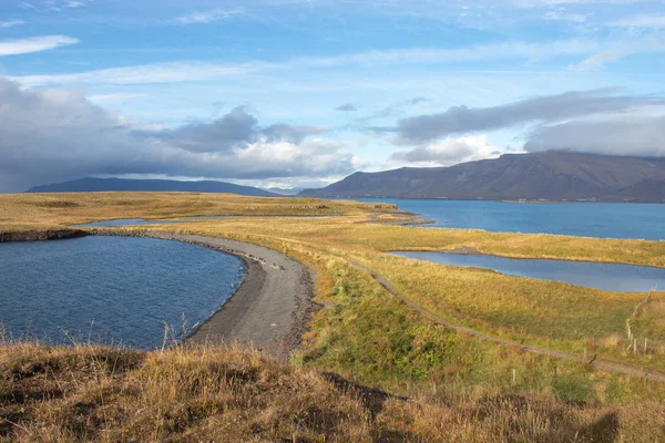 Sentier Étroit Sur Île Islande — Photo