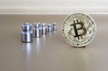 Bitcoin eğilimler ağırlık azaltma ve büyüme cryptocurrency. Döviz Kuru dinamikleri kavramı