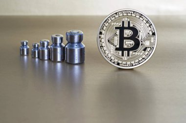 Bitcoin eğilimler ağırlık azaltma ve büyüme cryptocurrency. Döviz Kuru dinamikleri kavramı