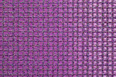 Sentetik tekstil kare kafes şeklinde arka plan dokusu.