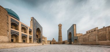 POI Kalon cami ve minare Buhara, Özbekistan'a