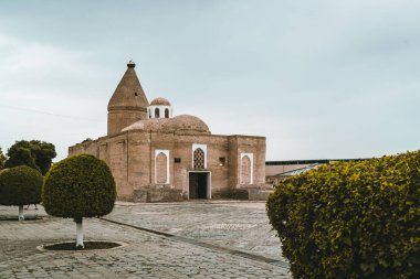 Buhara Özbekistan Camii'nde Chashma-Ayub Türbesi