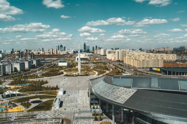 Astana Kazakistan'da bina expo Marnixkade Panorama görünümünü