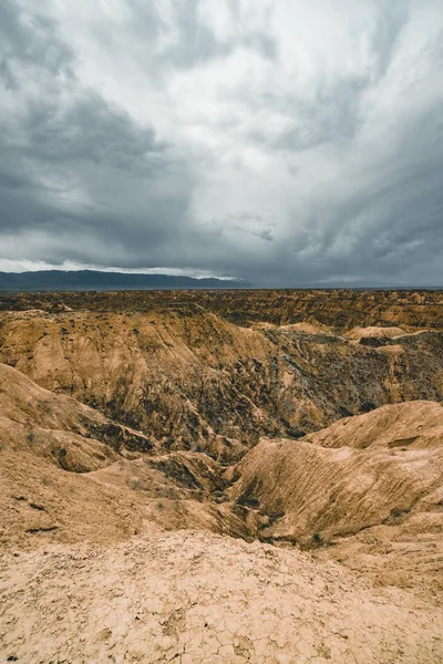 Желтый каньон Жабырского каньона в Национальном парке Чарын, Казахстан — стоковое фото