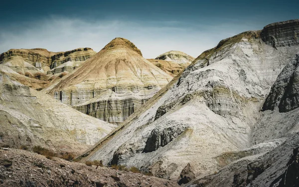 Takyr in Aktau white mountains in Altyn-Emel National Park, Kazakhstan — Stock Image Takyr in Aktau white mountains in Altyn-Emel National Park, Kazakhstan Royalty Free Stock Photos