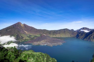 Volkan Krater Gölü Mount Rinjani Lombok Endonezya