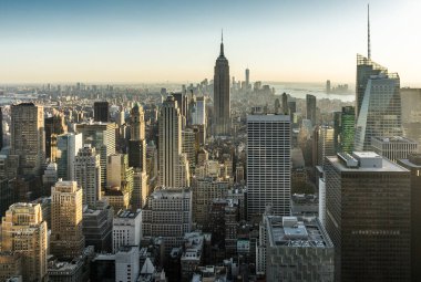 New York Skyline Manhatten Cityscape Empire State Binası