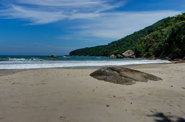 Beach Pedra da Praia do Meio Trindade, Paraty Rio de Janeiro Bra — Stock Photo, Image