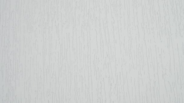 Textura de pared blanca con yeso. 4k , — Vídeos de Stock