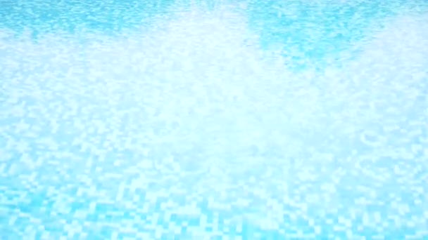 Sonnigen Pool Wasser Hintergrund. 4k, Zeitlupe. — Stockvideo