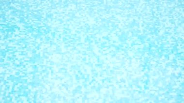 Güneşli havuz suyu arka plan. 4k, ağır çekim.