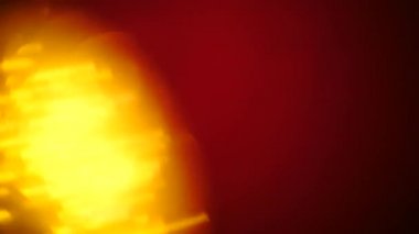 Arka plan - canlı renkler, bulanıklık, renk parlama defocused. 4 k. kopya alanı, kırmızı arka plan, sarı top