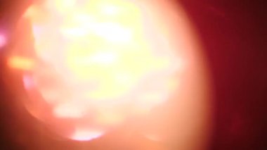 Arka plan - canlı renkler, bulanıklık, renk parlama defocused. 4 k. kopya alanı, kırmızı arka plan, kırmızı top