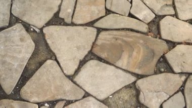 Doku ayrı taş yere. döşeli Patika.