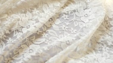 kumaş arka plan. Beyaz dantel modeli. doku, yakın çekim