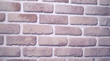Arka plan dokusu. bej-pembe tuğla çatı tarzı tuğla duvar