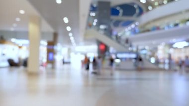 bulanık arka plan süpermarket ve insanlar. Soyut bokeh arka plan. moda için dokular.