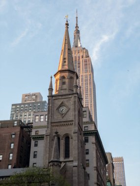 Mermer Collegiate Kilisesi Fifth Avenue'de New York City, Amerika Birleşik Devletleri