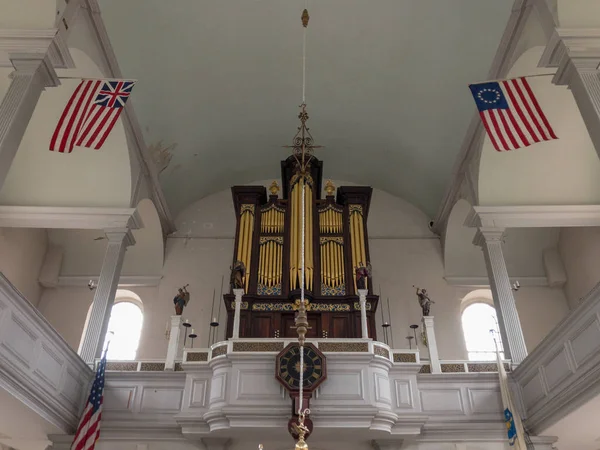 Boston Massachusetts Maggio 2018 Vecchia Chiesa Del Nord Boston Massachusetts — Foto Stock