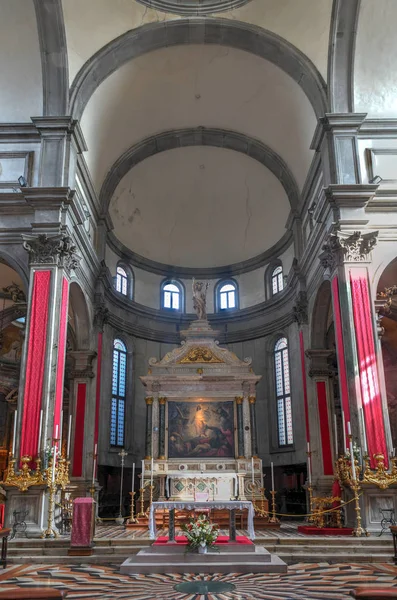 Veneza Itália Março 2018 Chiesa San Salvatore Que Significa Igreja — Fotografia de Stock