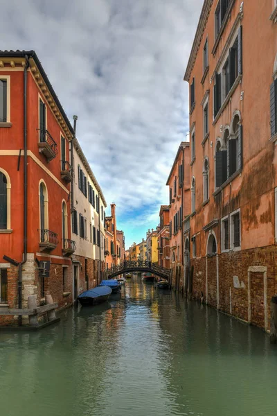 Venedik Talya Nın Çok Sayıda Kanal Boyunca Mimarlık — Stok fotoğraf